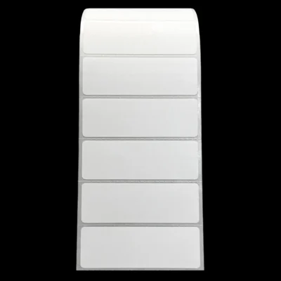 สติ๊กเกอร์พีพีขาวด้าน ขนาด 6.0 x 2.0 ซม.