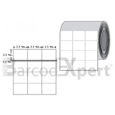 สติ๊กเกอร์ไดเร็คเทอร์มอลล์ ขนาด 3.2 x 2.5 ซม.