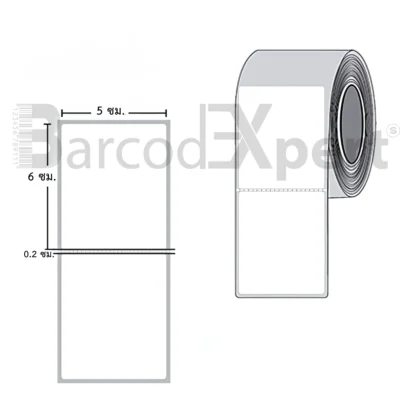 สติ๊กเกอร์ไดเร็คเทอร์มอลล์ ขนาด 5.0 x 6.0 ซม.